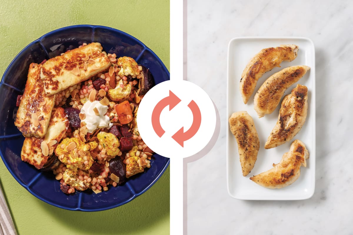 Honey-Glazed Chicken & Pearl Couscous