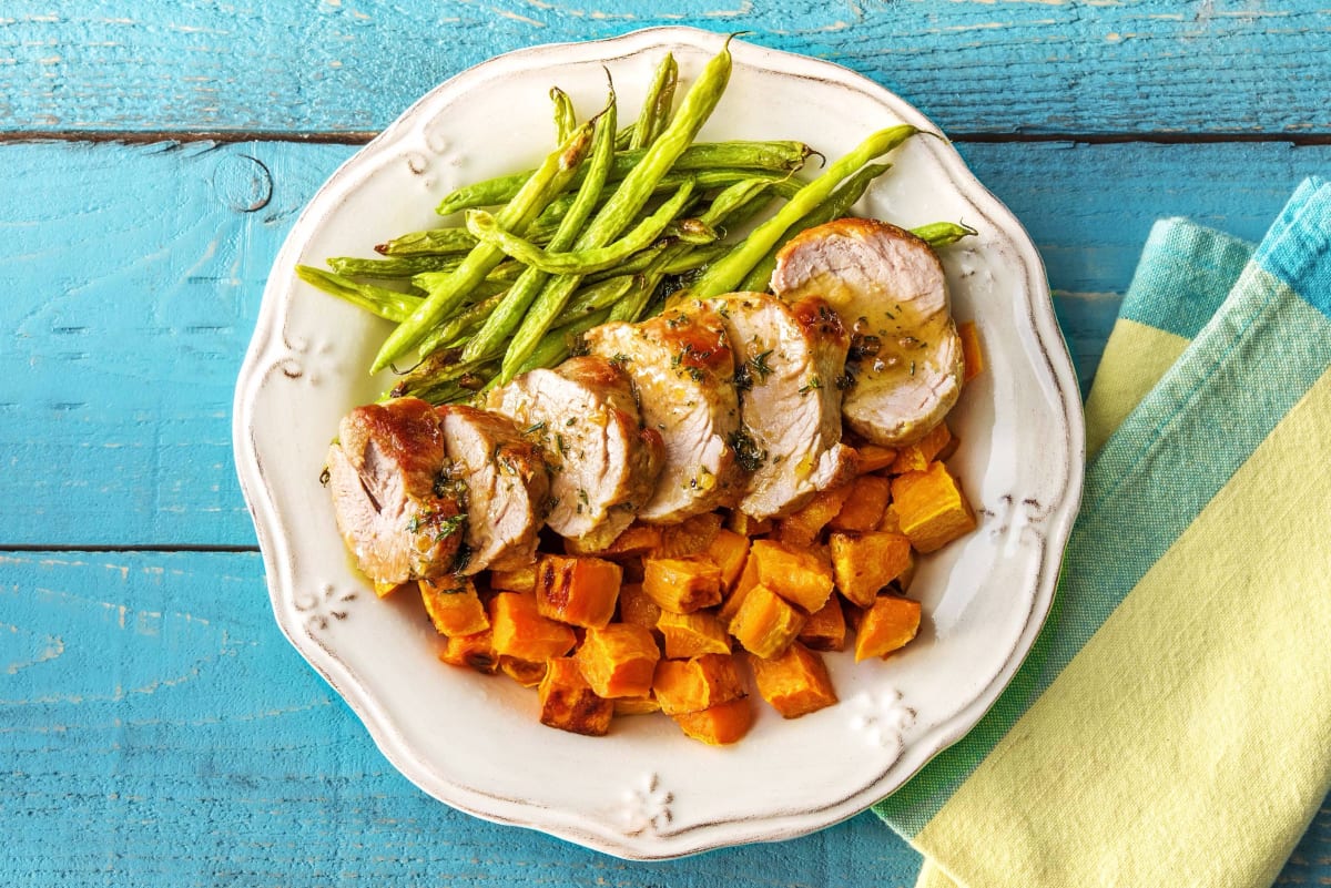 Honey-Glazed Pork Tenderloin