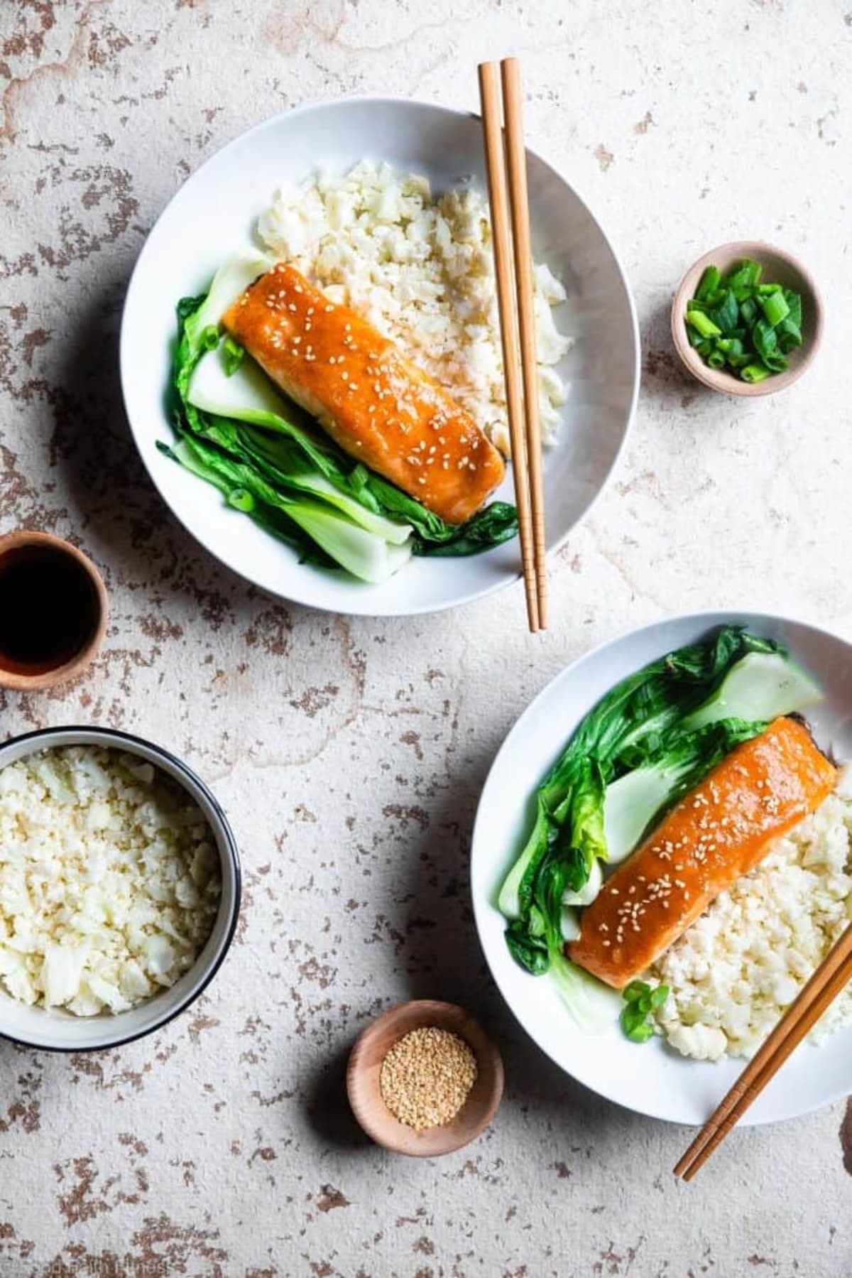 Nutty Miso Glazed Salmon