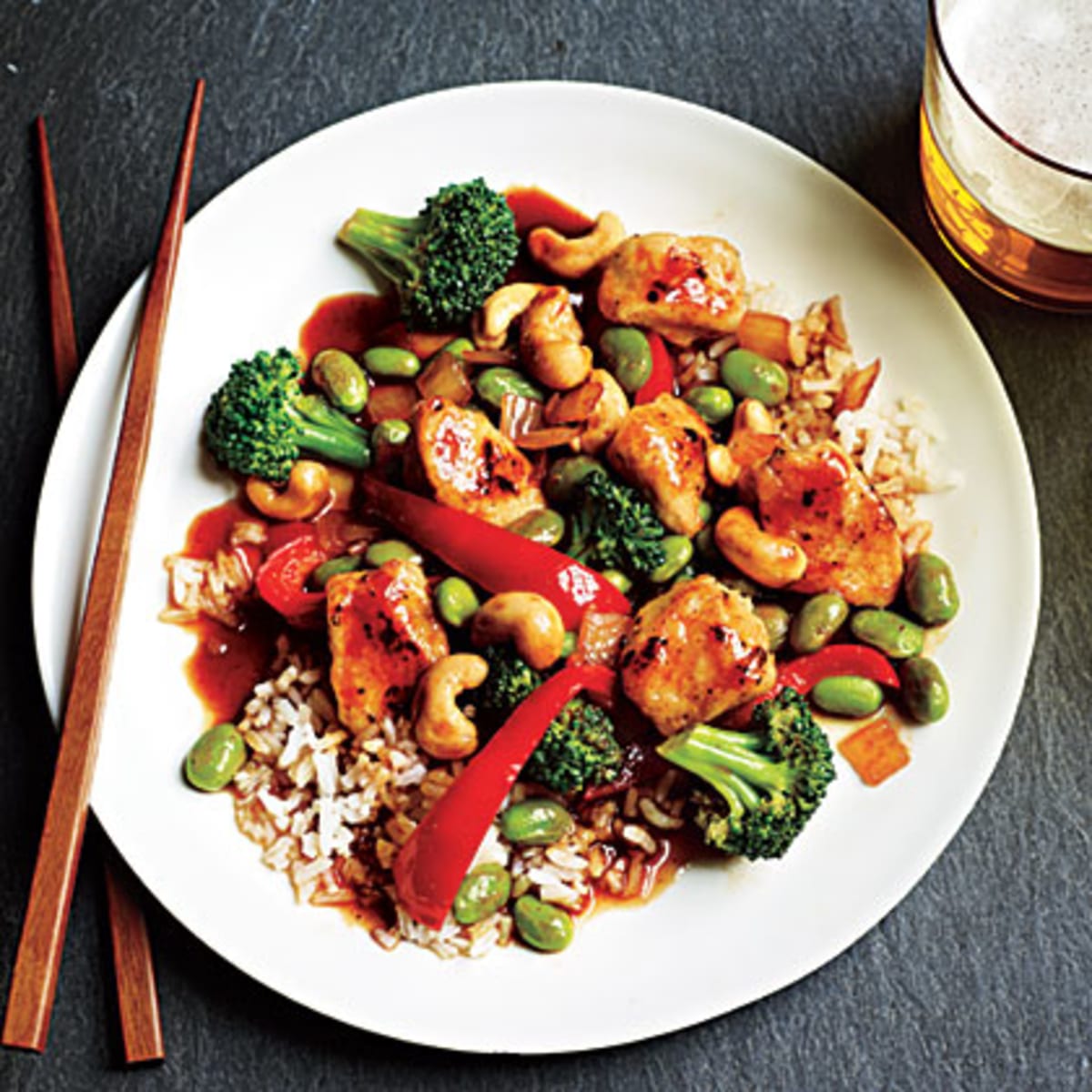 Sweet and Tangy Cashew Chicken
