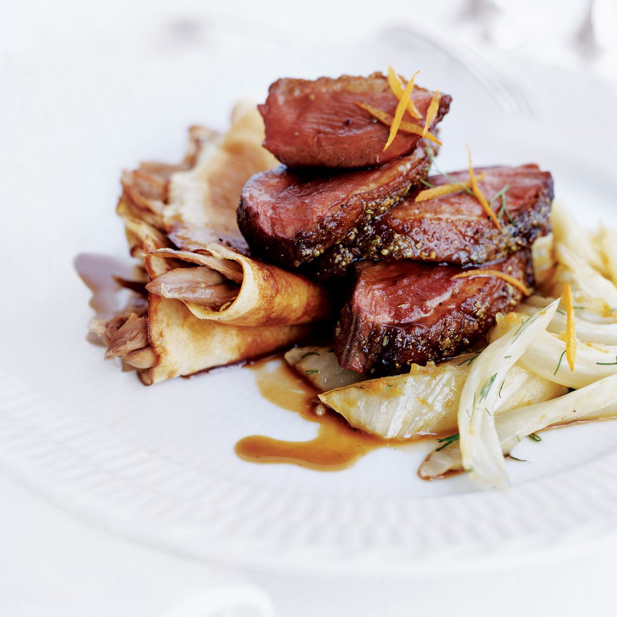 Balsamic Fennel and Duck