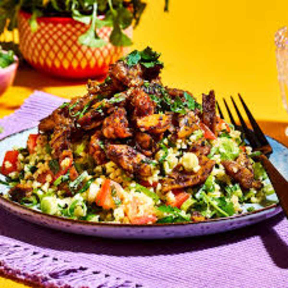 Levantine Grilled Turkey and Tabbouleh 