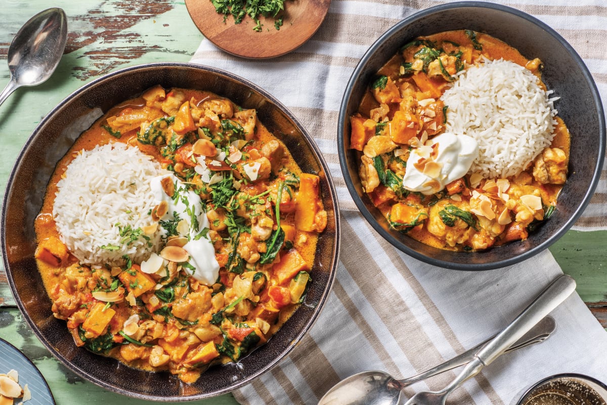 Indian Chicken & Sweet Potato Curry