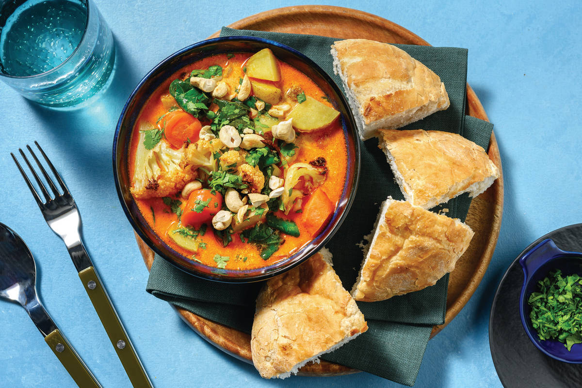 Indian Potato & Cauliflower Korma Soup Recipe HelloFresh