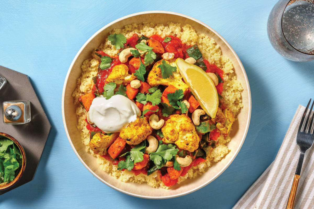 Indian-Spiced Cauliflower Bowl