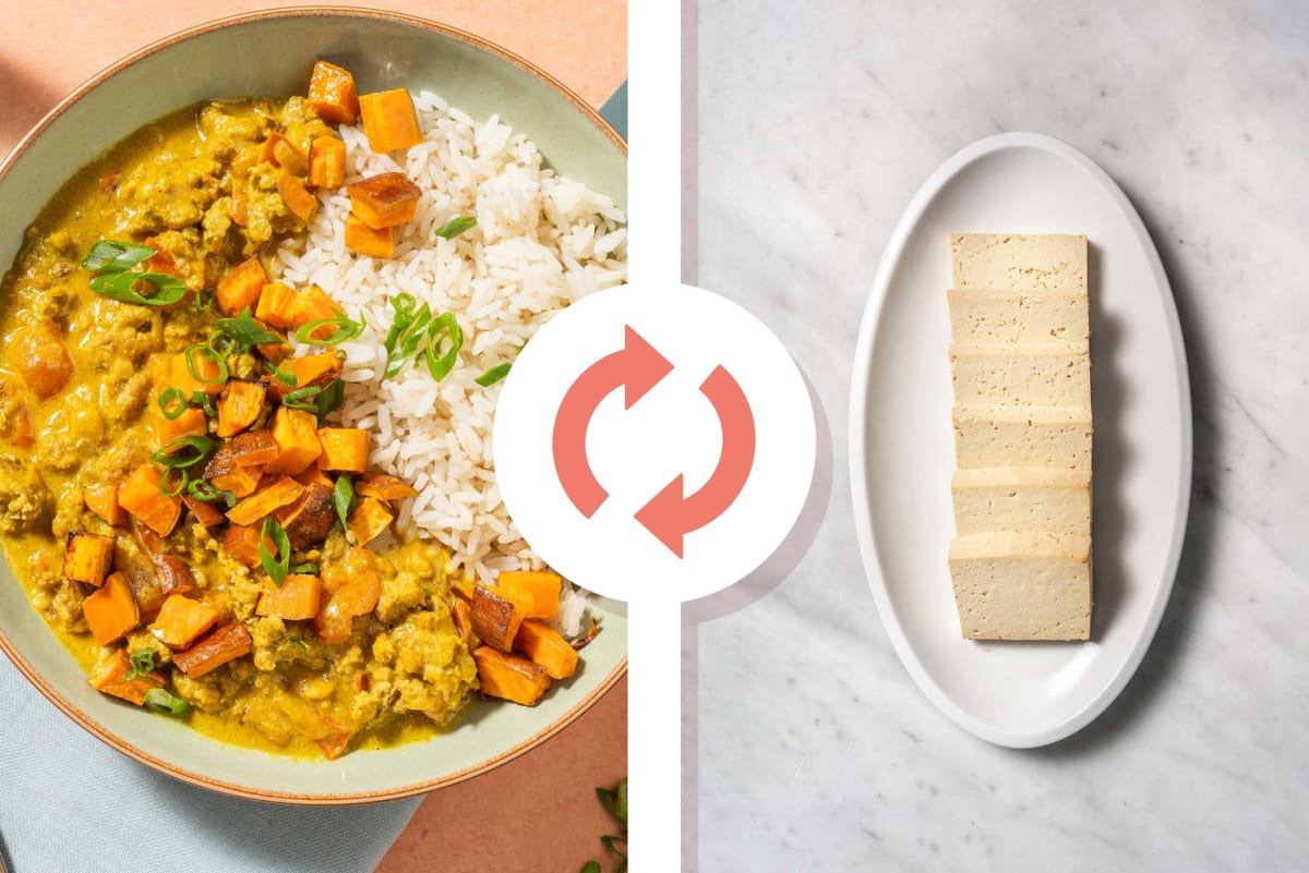 Cari de tofu haché à l’indienne