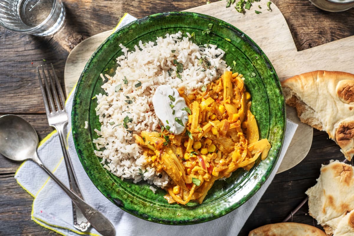 Indiase curry met venkel en mais