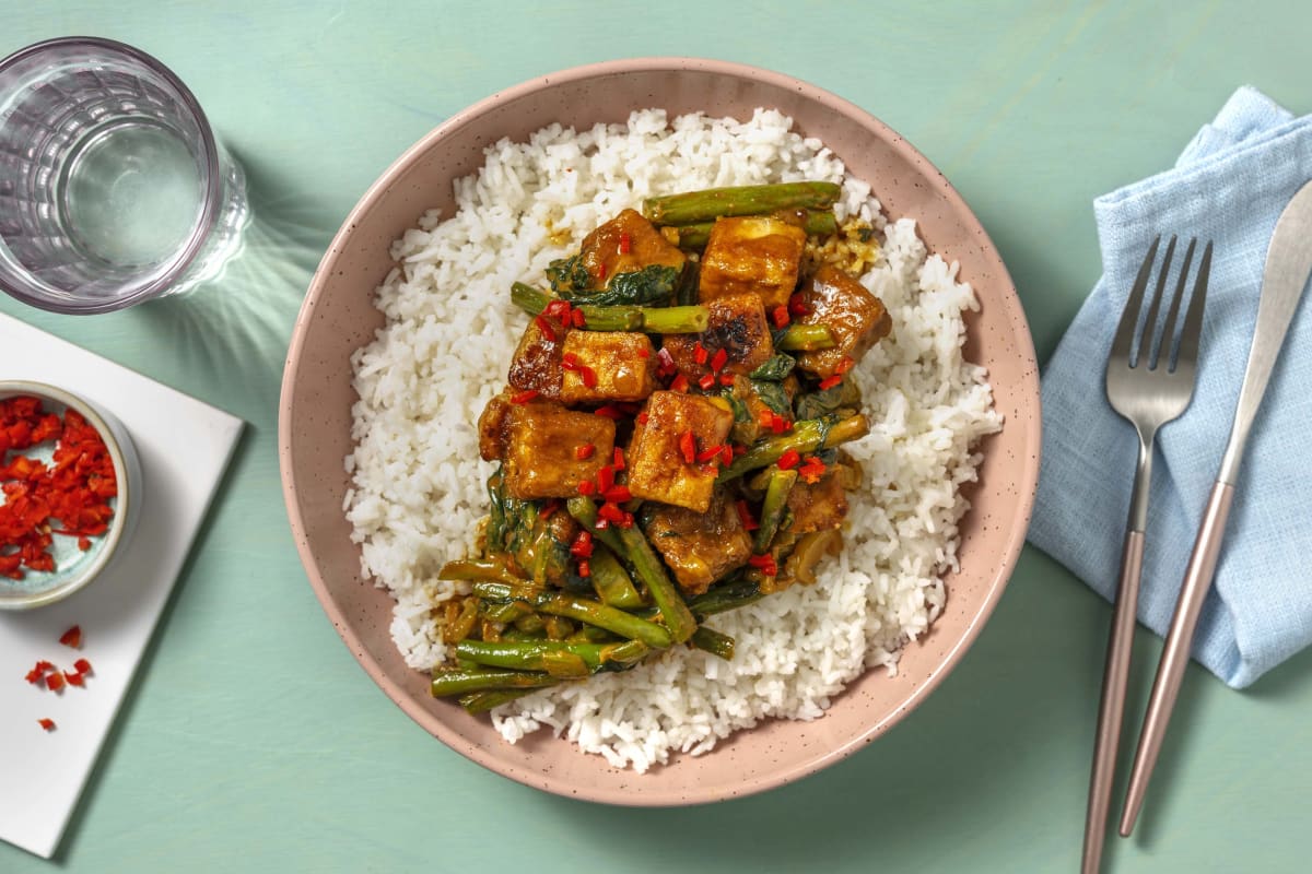 Indonesian Style Spiced Tofu Curry
