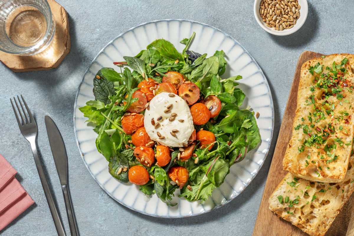 Insalata Caprese mit Mozzarella & Kirschtomaten