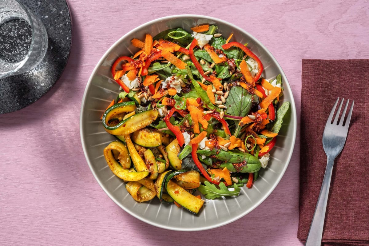 Insalata di Zucchine! mit Büffelmozzarella