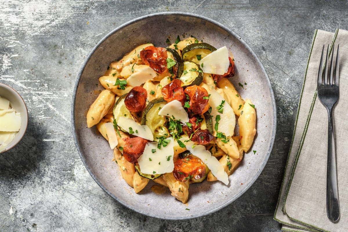 Italienische Schupfnudelpfanne in Rahmsoße