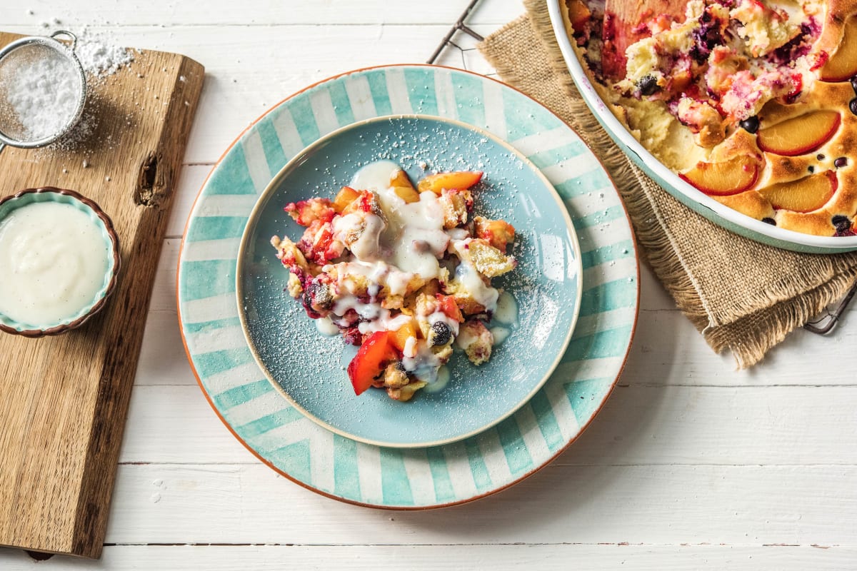 Kaiserschmarrn mit Pflaumen & Heidelbeeren