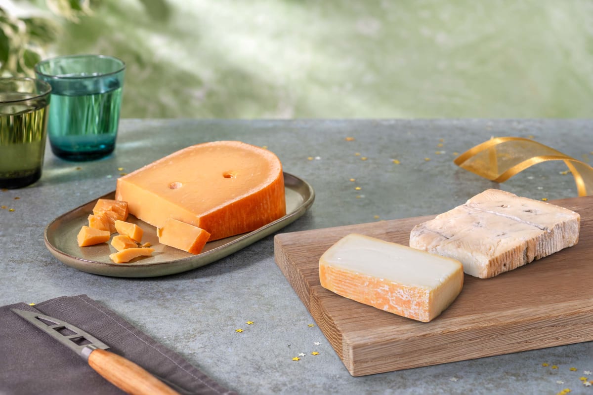 Planche de fromages de Noël
