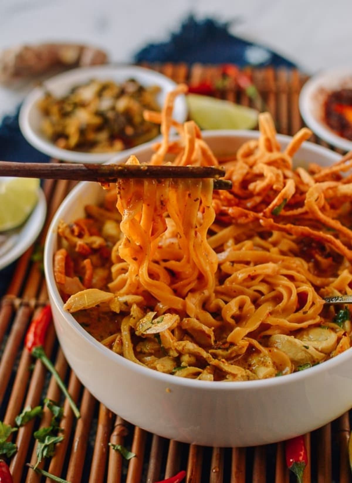 Khao Soi-Inspired Chicken and Noodles