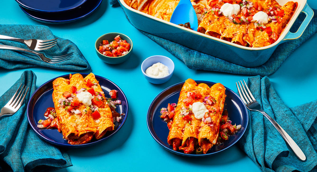Kickin’ Chicken Enchilada Bake Recipe HelloFresh