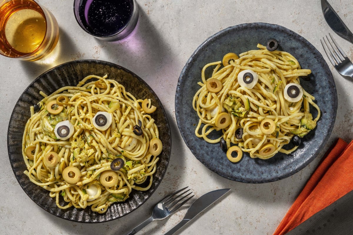 Kids Pesto Monster Noodles