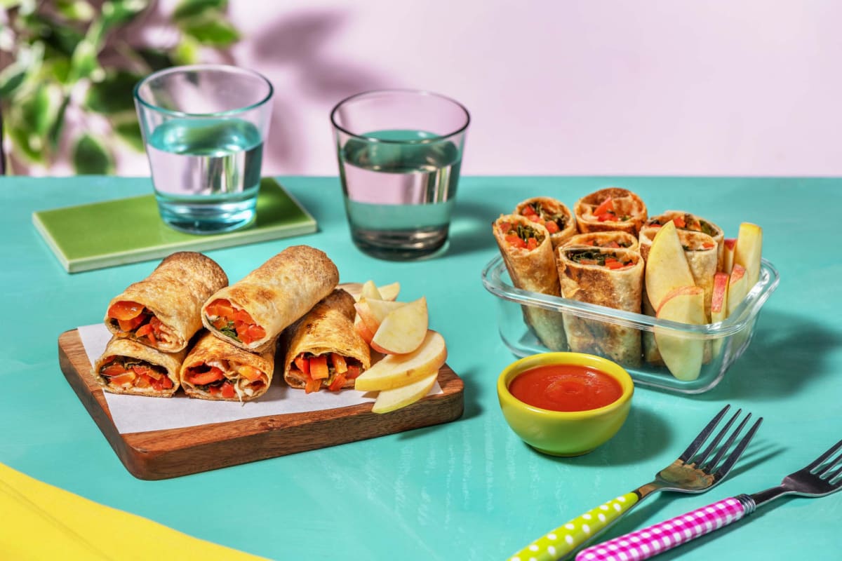 Kids' Pizza Party Lunch Wraps