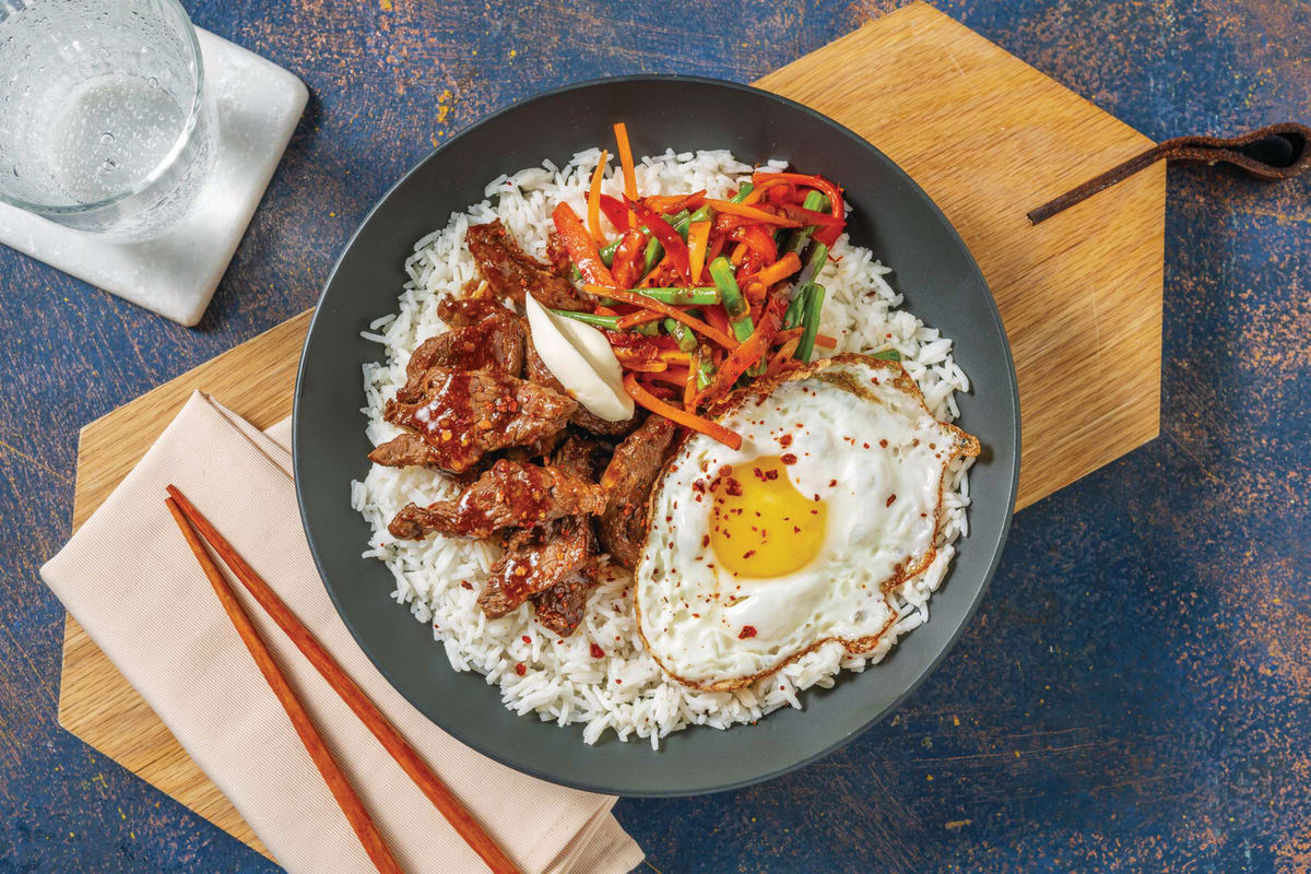 Korean-Style Beef Bibimbap
