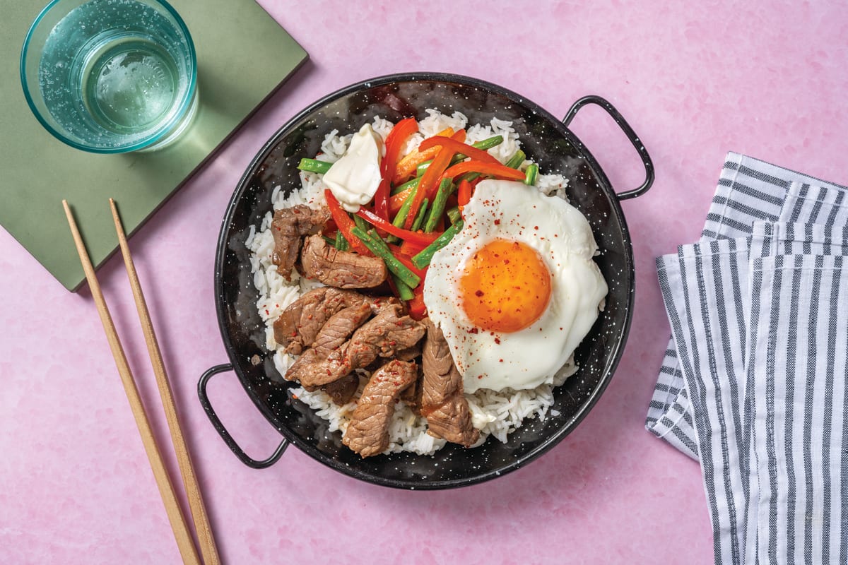 Korean-Style Beef Bibimbap