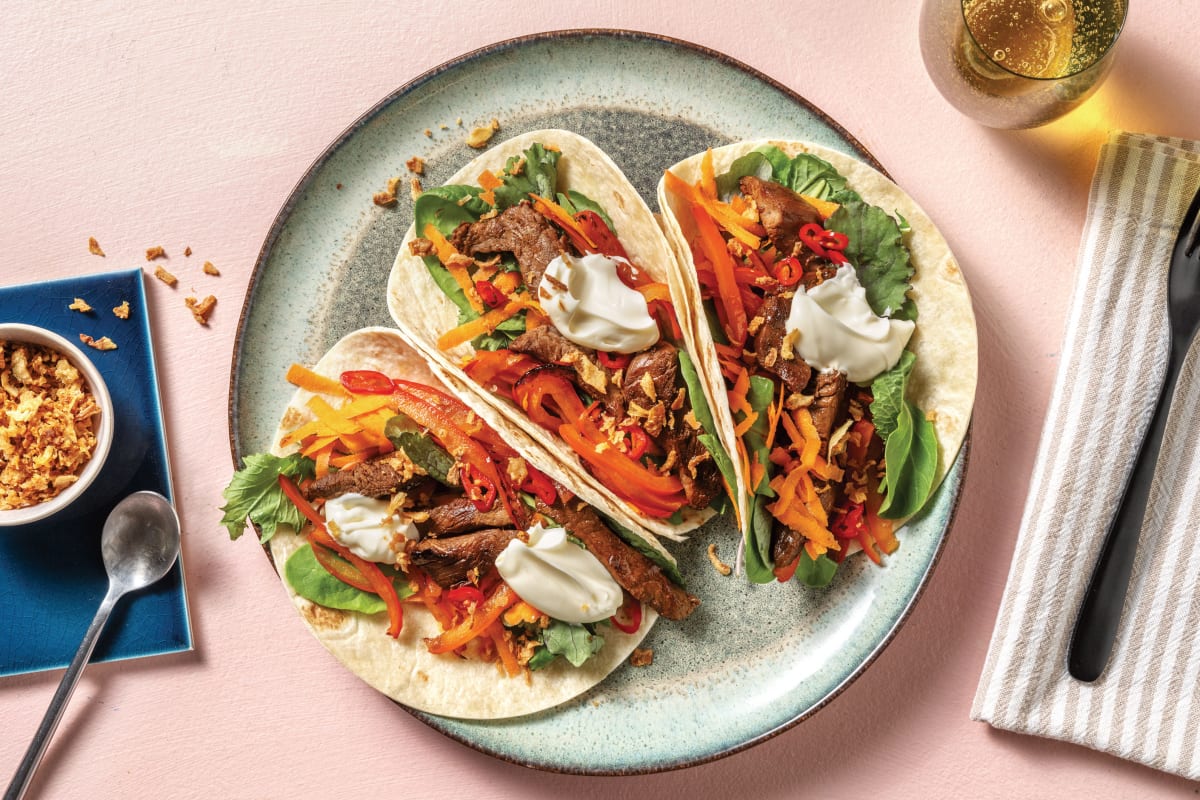 Korean-Style Beef Tacos