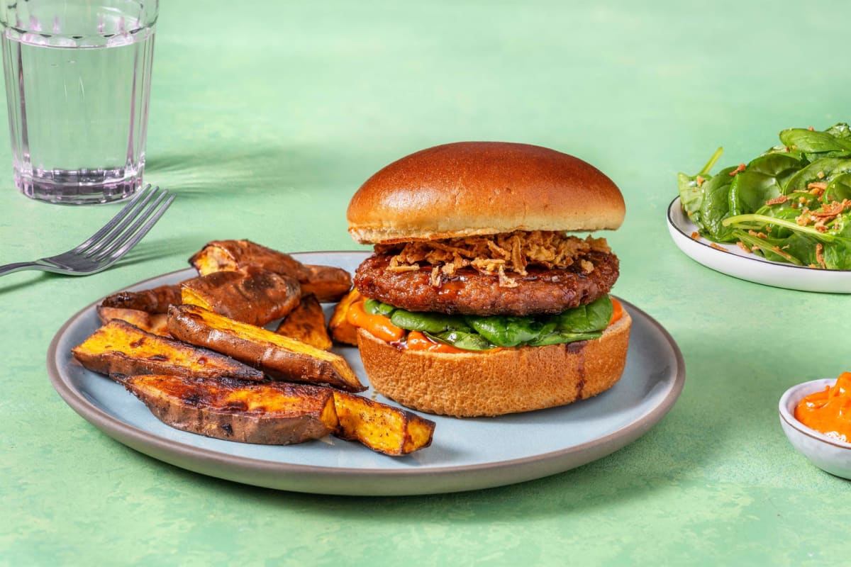 Korean-Inspired Veggie Burgers