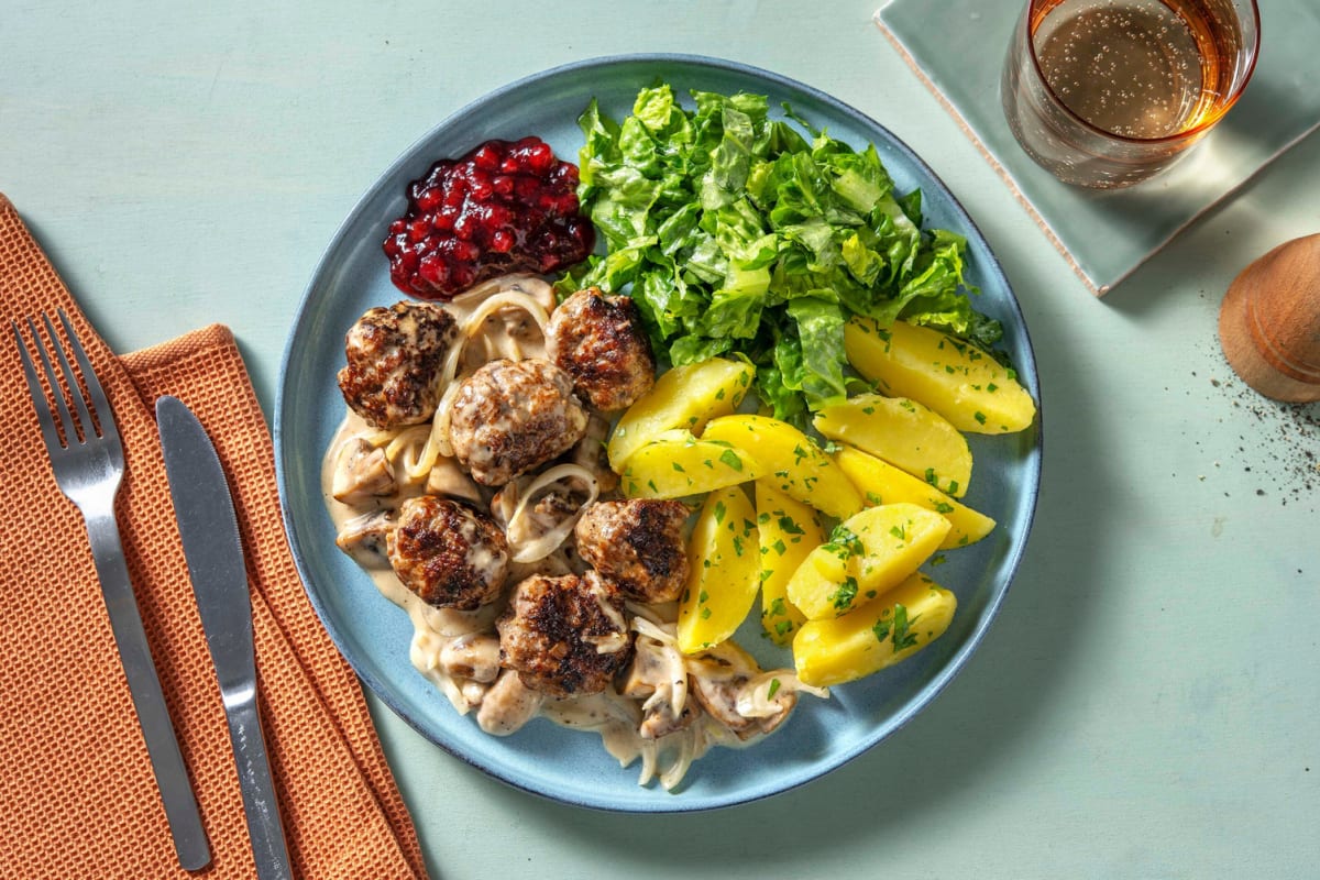 Köttbullar! Schwedische Hackbällchen