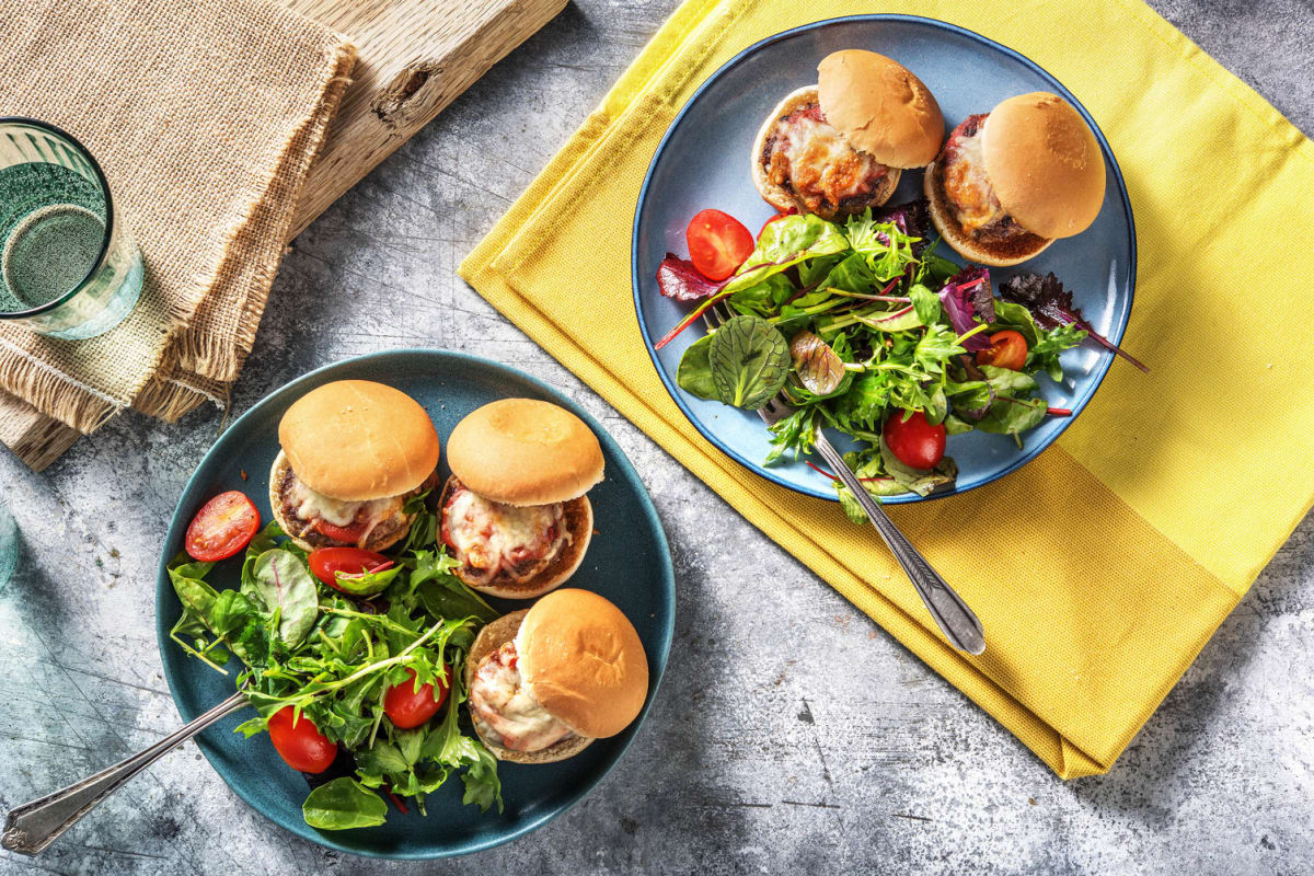 Burgers aux boulettes d’agneau