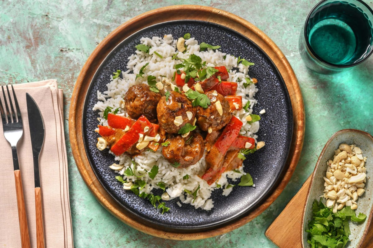 Boulettes d’agneau dans une sauce tikka