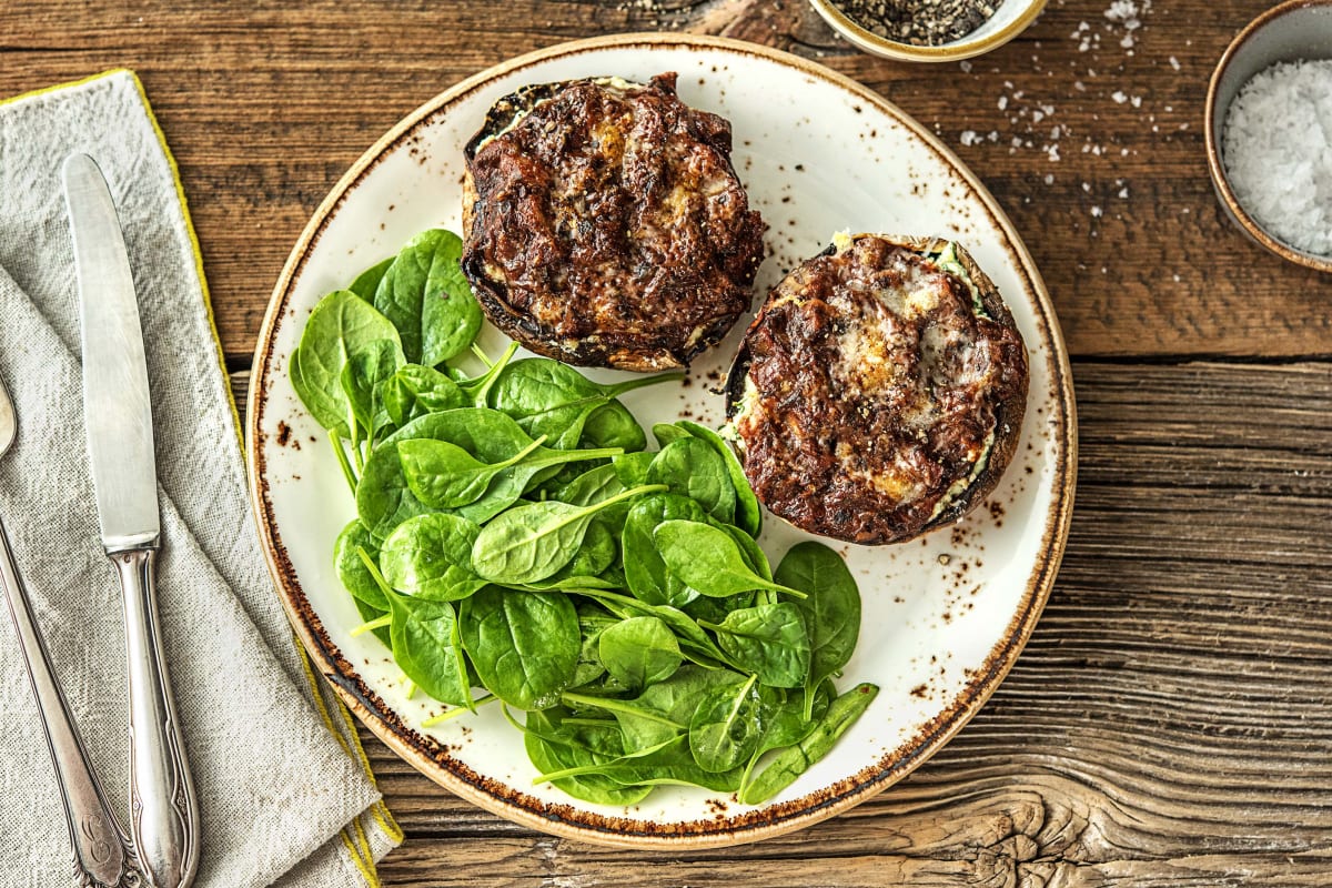 Lasagna-Stuffed Mushrooms