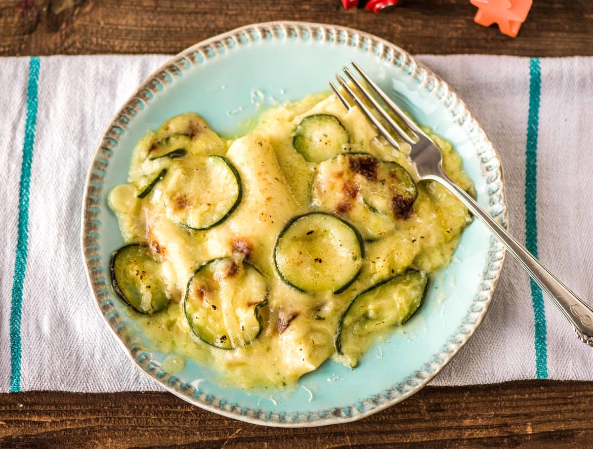 Lasagne met verse kruiden en grana padano