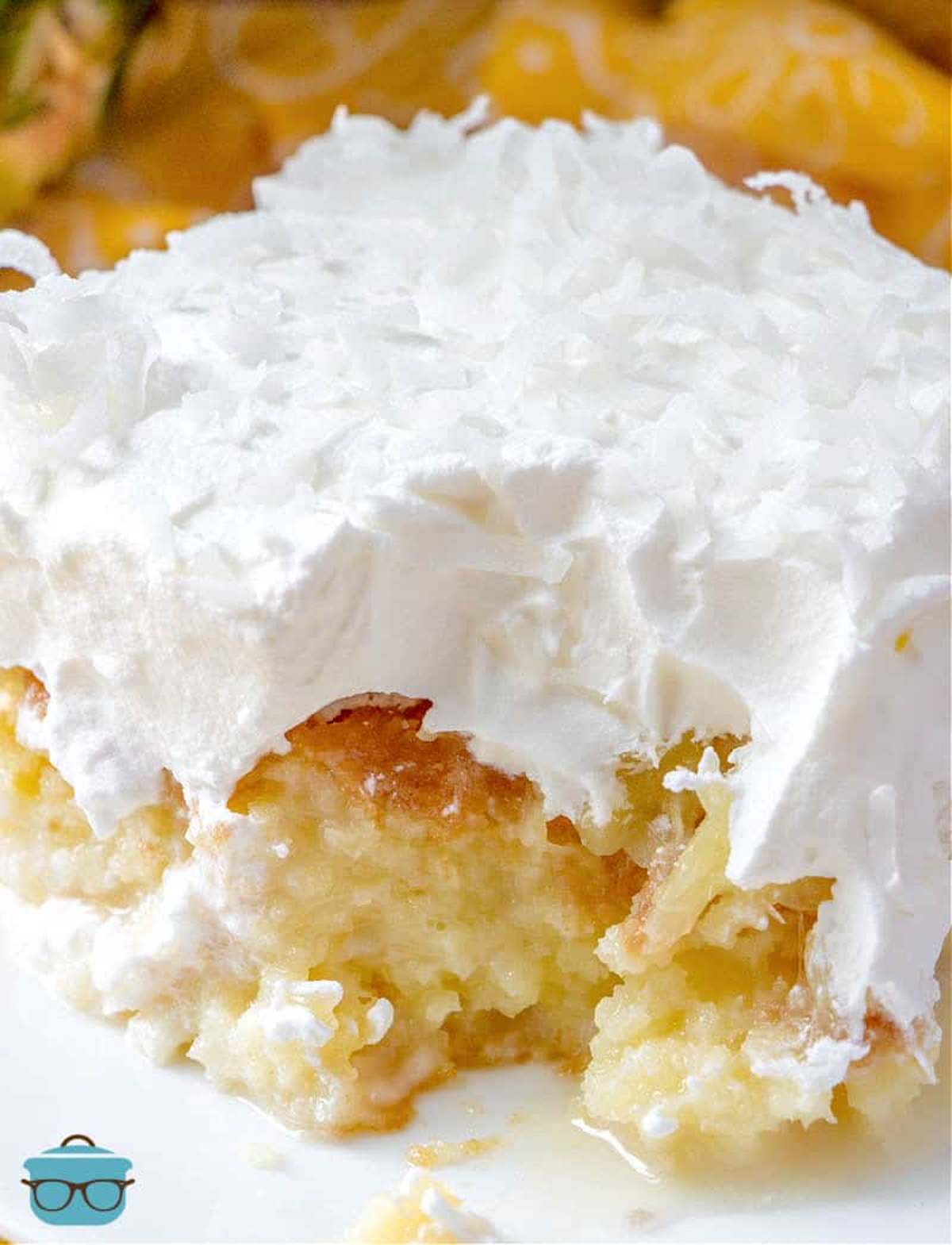 Piña Colada Inspired Cake