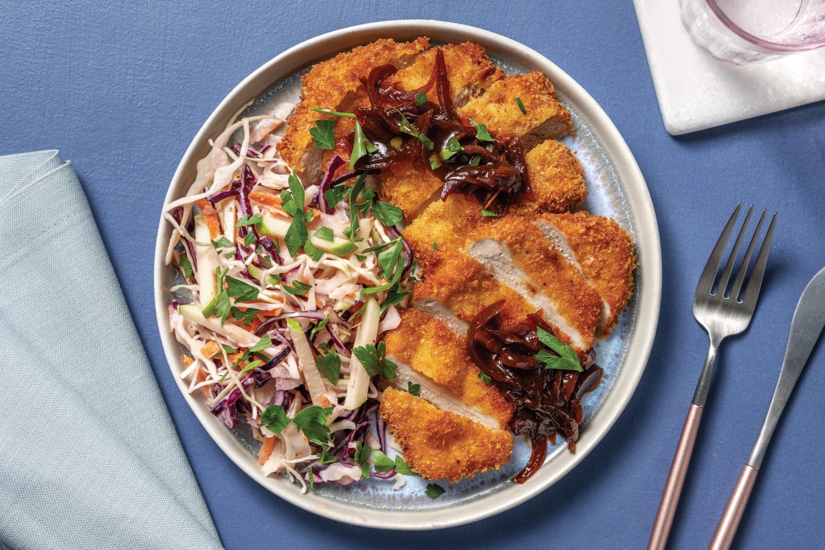 Lemon Pepper Pork Schnitzels Recipe | HelloFresh