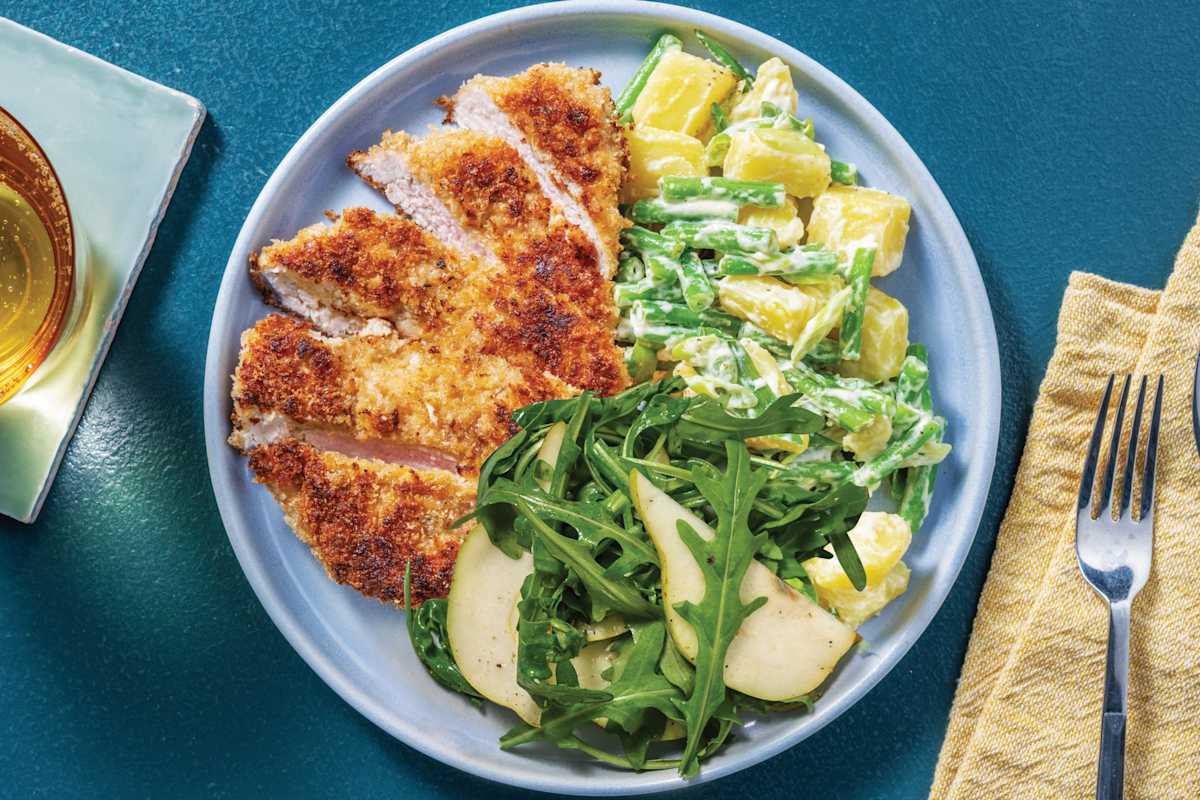 Lemon Pepper Chicken Schnitzels