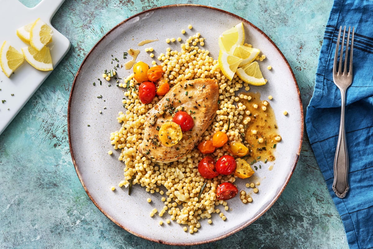 Lemon Rosemary Chicken Cutlets