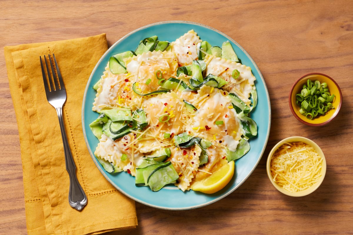 Lemony Lobster Ravioli