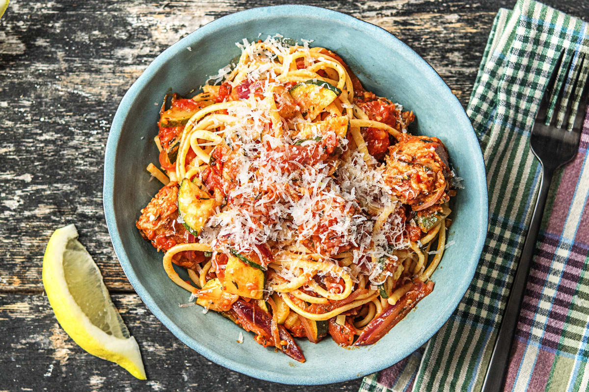 Linguine and Zucchini Recipe | HelloFresh