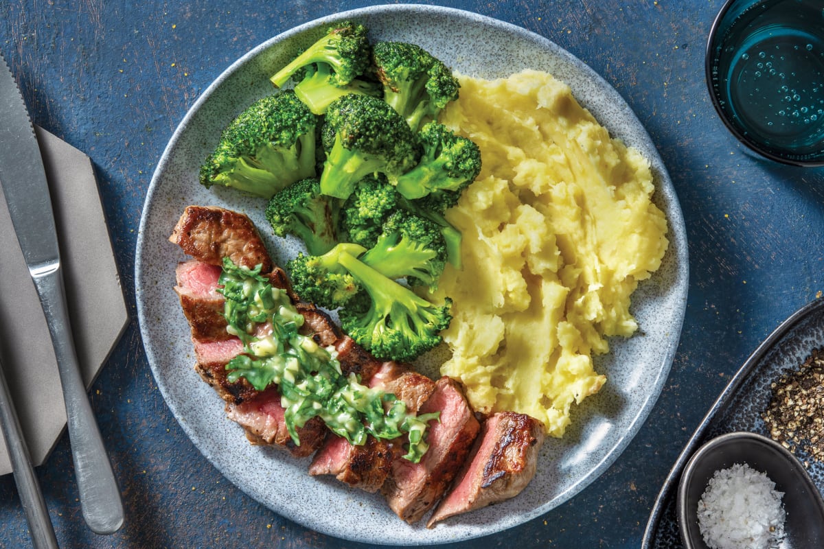 Seared Beef & Parsley Butter