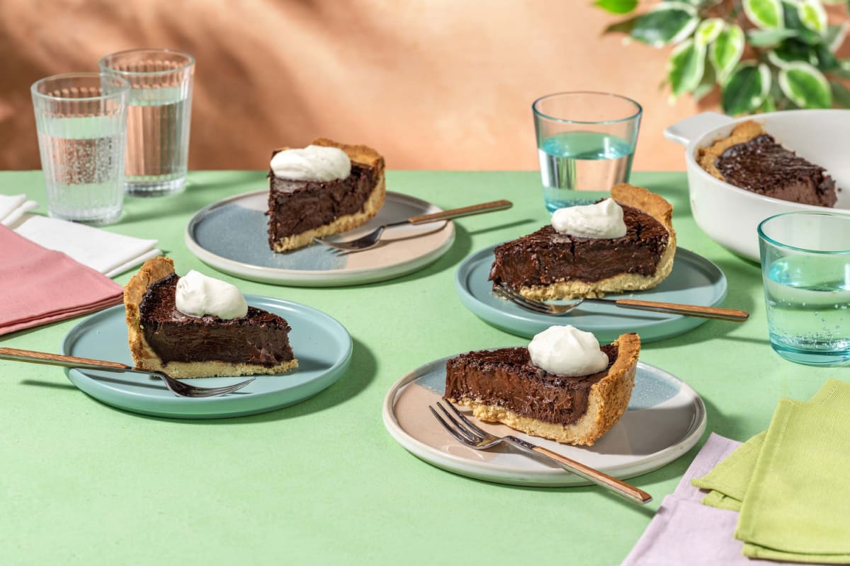 Luscious Chocolate Silk Pie