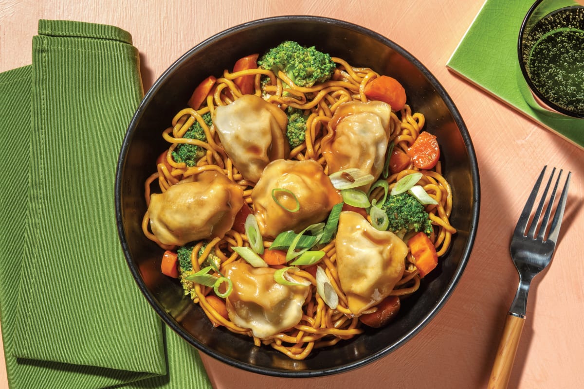 Malaysian-Style Prawn Wonton Bowl