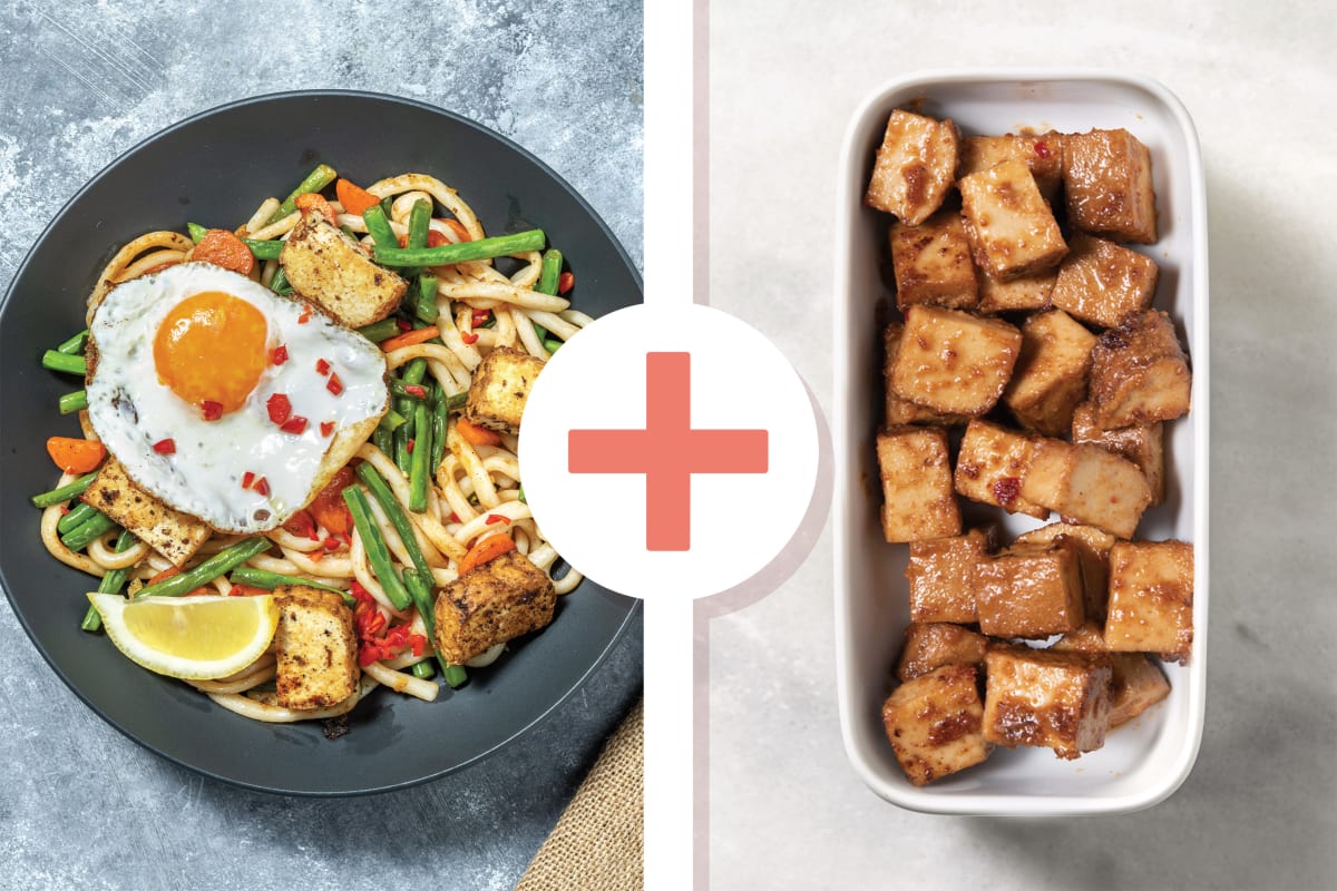Double Malaysian Tofu & Noodle Stir-Fry