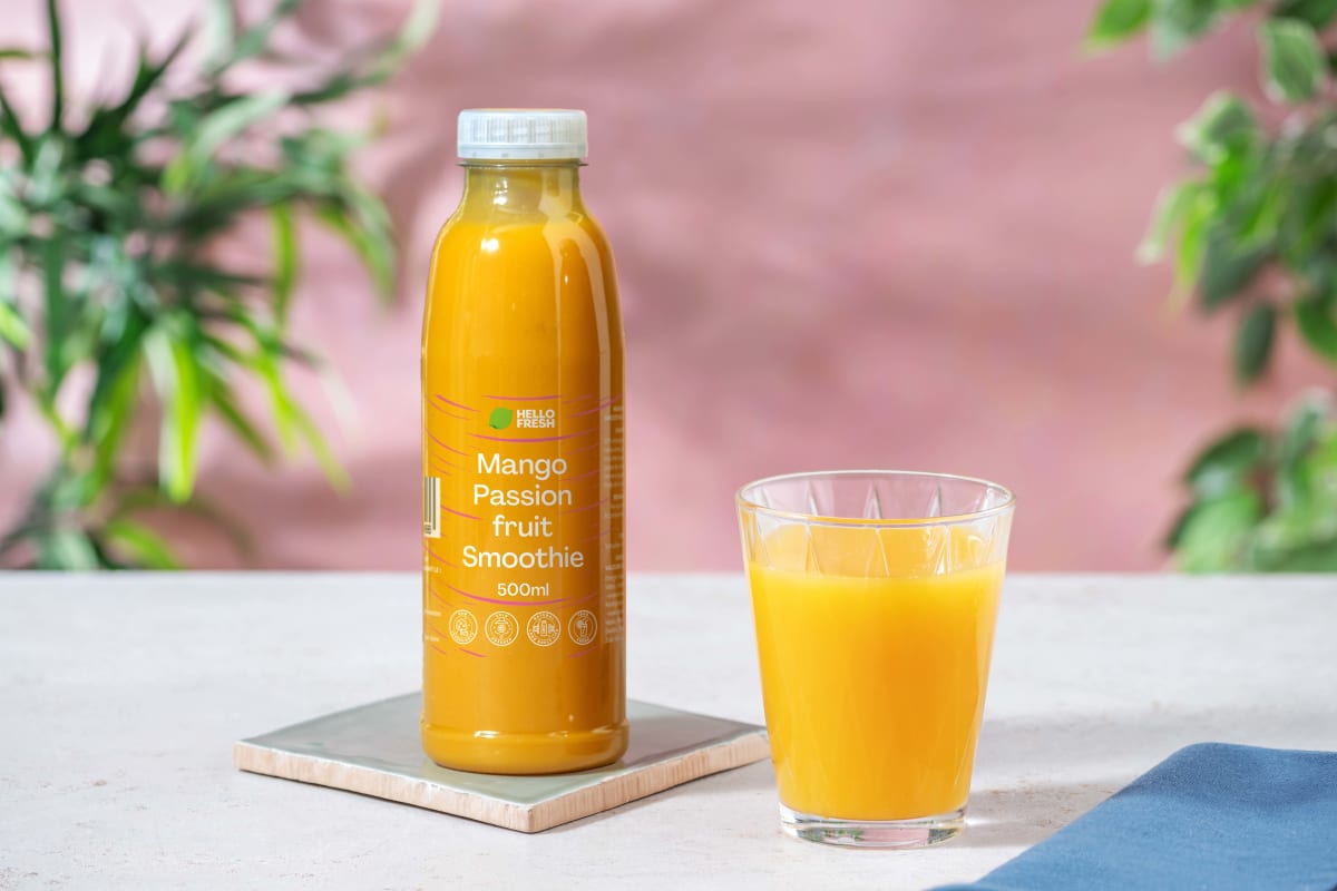 Mango-passievruchtsmoothie