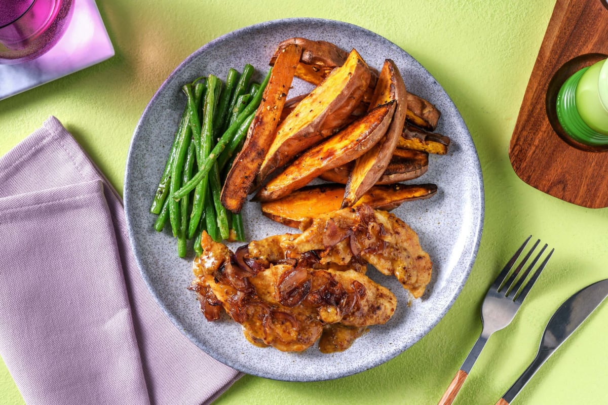 Baked Maple-Mustard Chicken