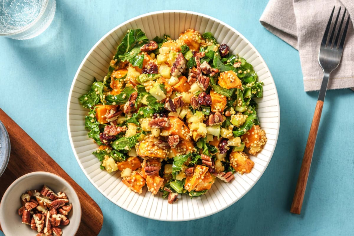 Maple Quinoa and Kale Super Salad