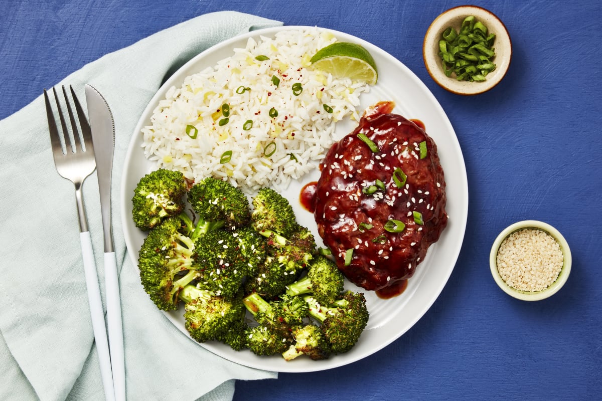 Meatloaves with a Sweet Chili Glaze