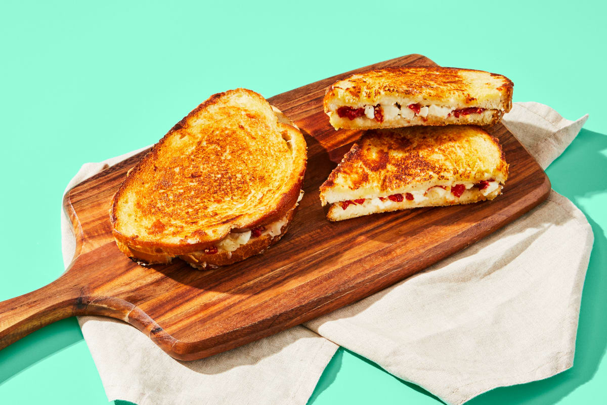 Medi Grilled Cheese With Sundried Tomatoes