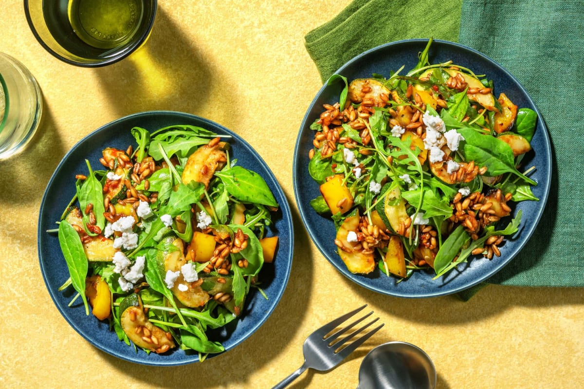 Salade de légumes rôtis façon méditerranéenne