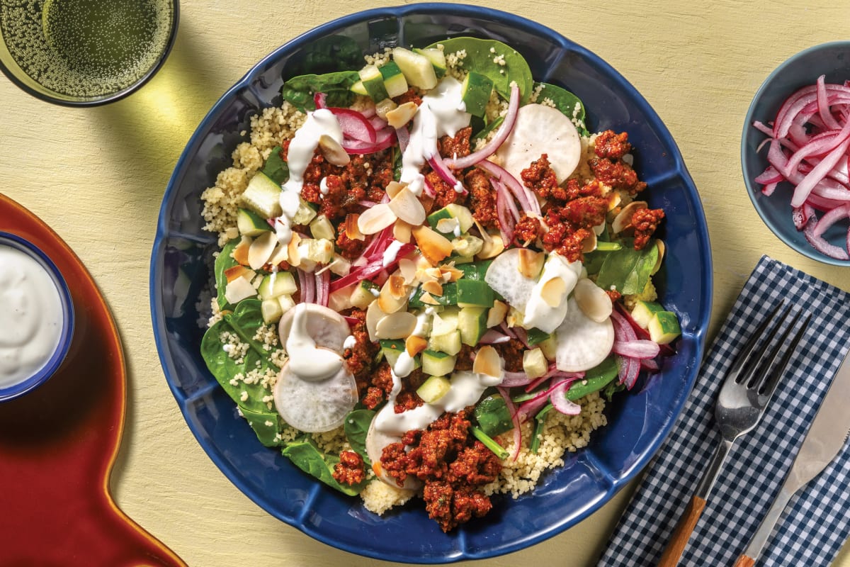 Mediterranean Lamb Couscous Bowl