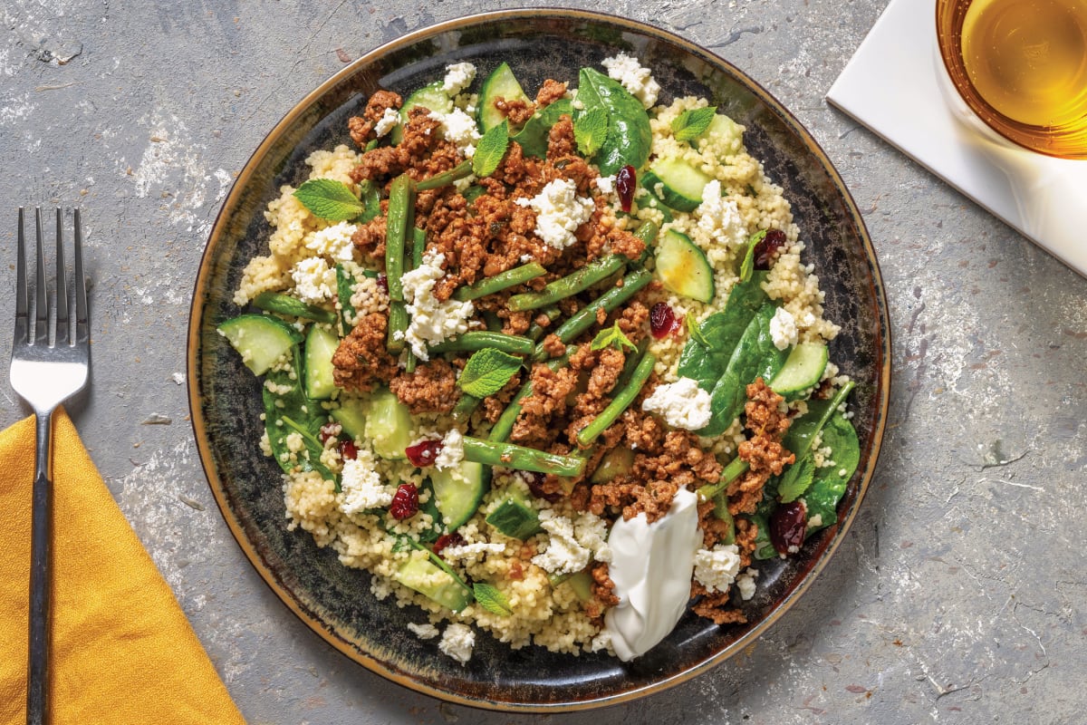 Mediterranean-Style Beef Bowl