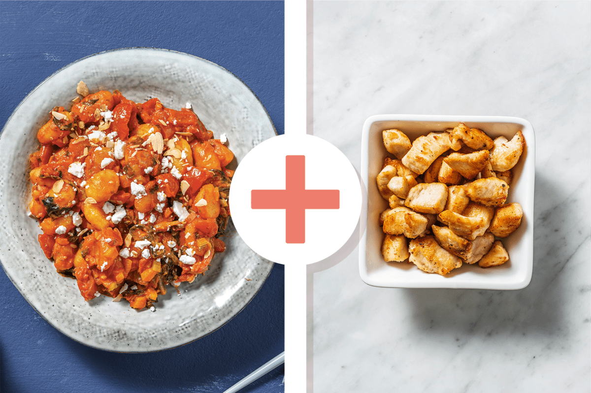 Easy Chicken, Tomato & Red Pesto Gnocchi