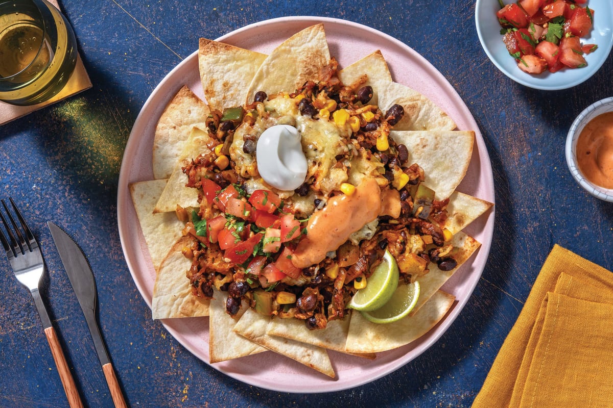 Mexican Bean Nachos